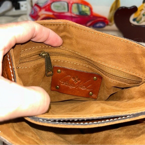 Patricia Nash Leather Spring Multicolor Balluri Tooled Crossbody Bag Florence - Picture 8 of 15